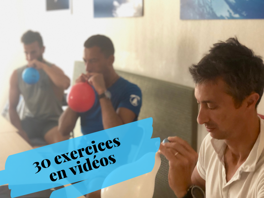 vidéos exercices compensation apnée